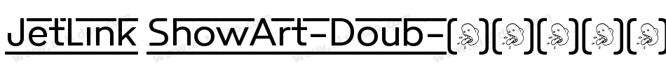 JetLink ShowArt-Doub字体转换